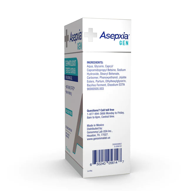 ASEPXIA GEN • FACIAL EXFOLIATING SCRUB GEL • 3.5 OZ