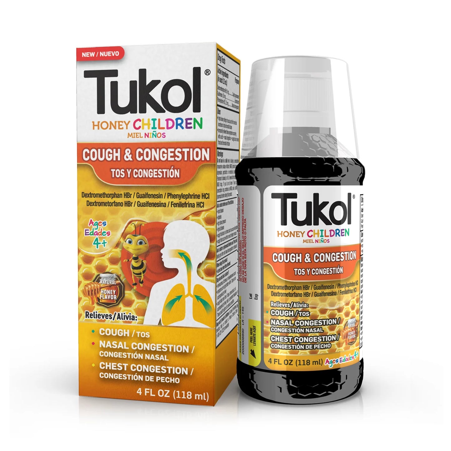 Tukol Syrup Honey children 4oz