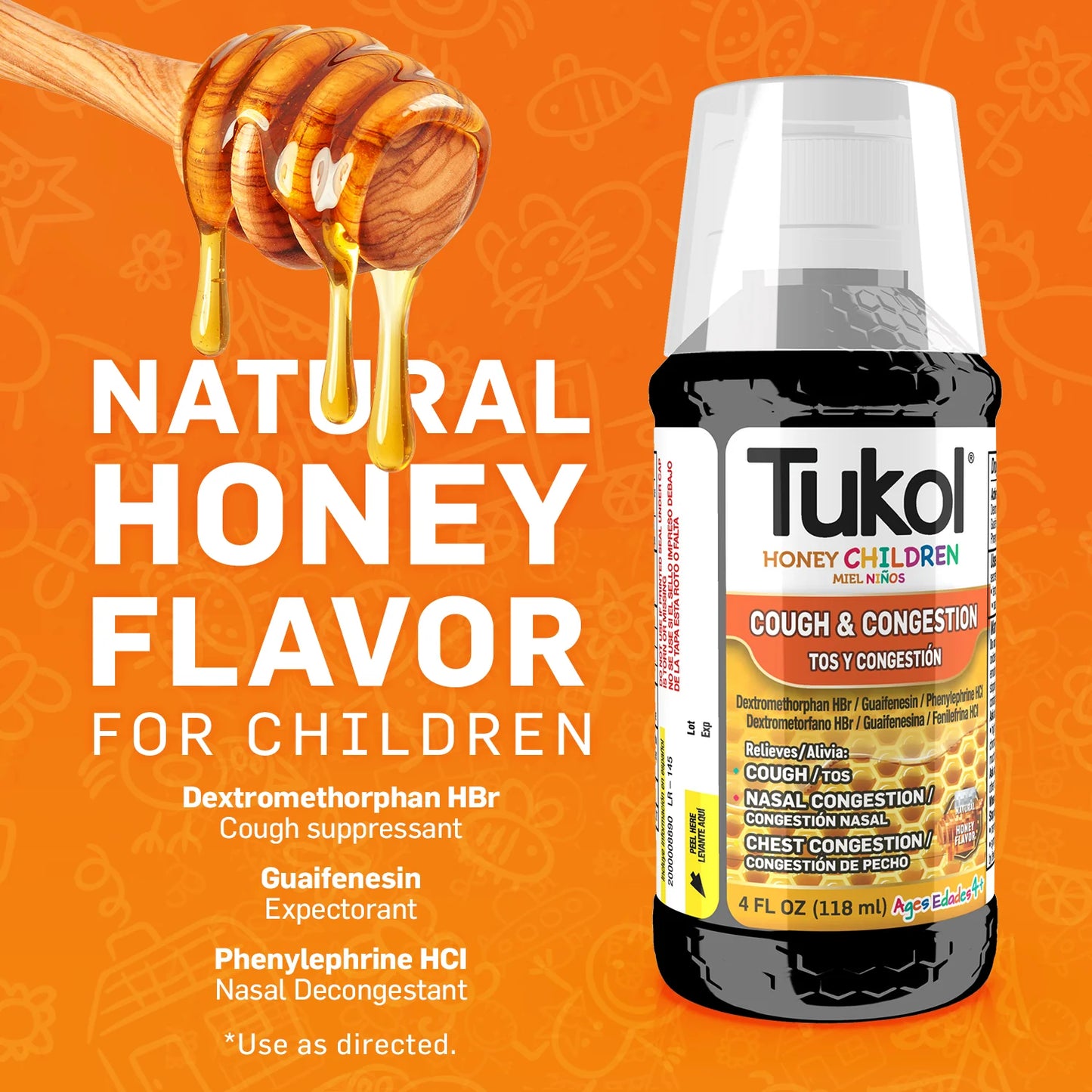 Tukol Syrup Honey children 4oz