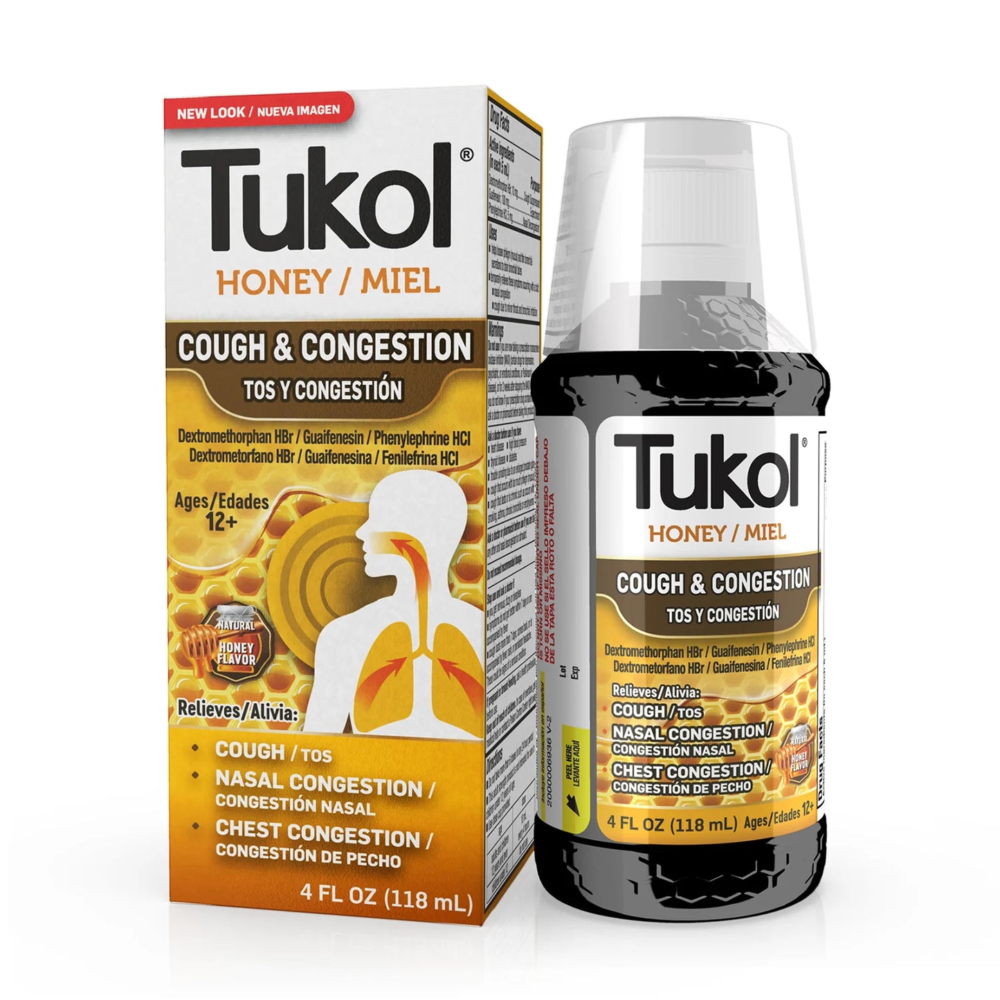 Tukol Xpecto Miel Cough Syrup 4oz