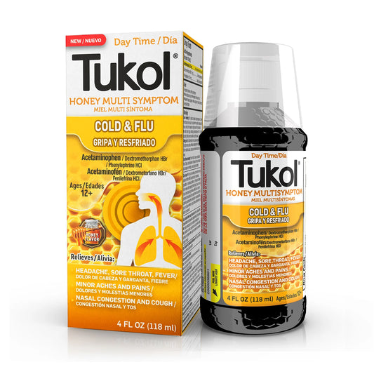 TUKOL • HONEY DAY COUGH SYRUP 4 OZ