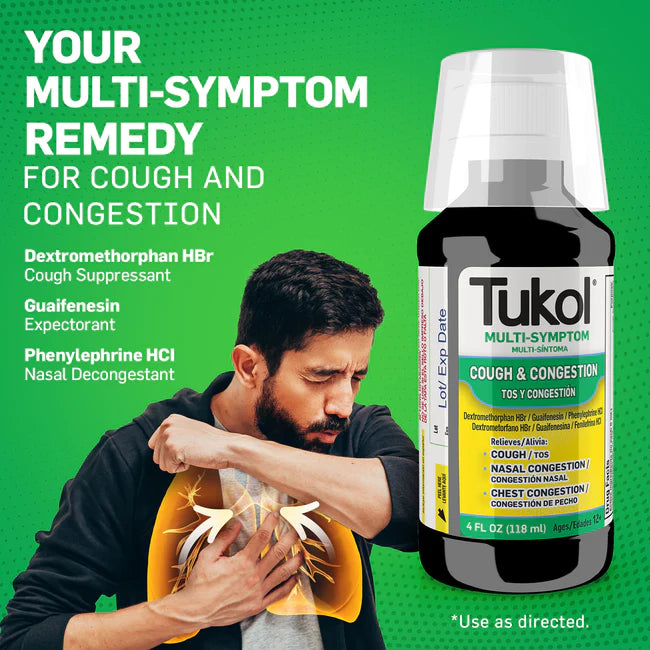 Tukol Multisyptom Cold Syrup 4oz