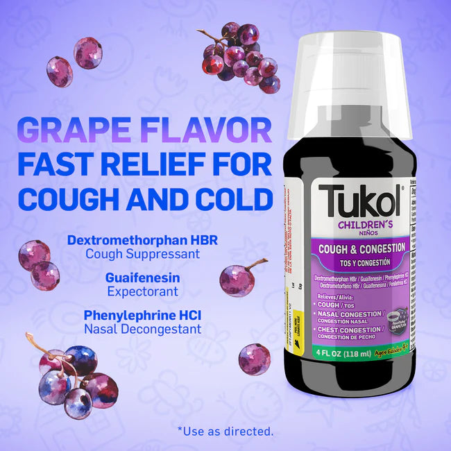 Tukol A+ Children Cough Syrup 4oz