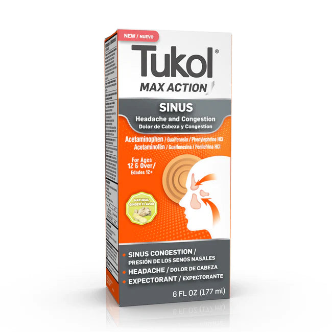 TUKOL SINUS LIQUID  6 FL OZ