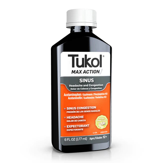 TUKOL SINUS LIQUID  6 FL OZ