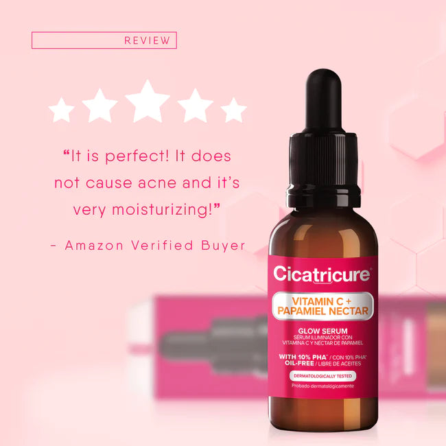 Cicatricure Vitamin C serum +papamiel nectar 1.oz