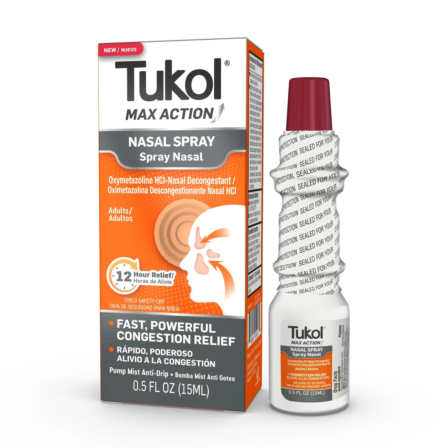 TUKOL SINUS NASAL SPRAY  0.5 FL OZ