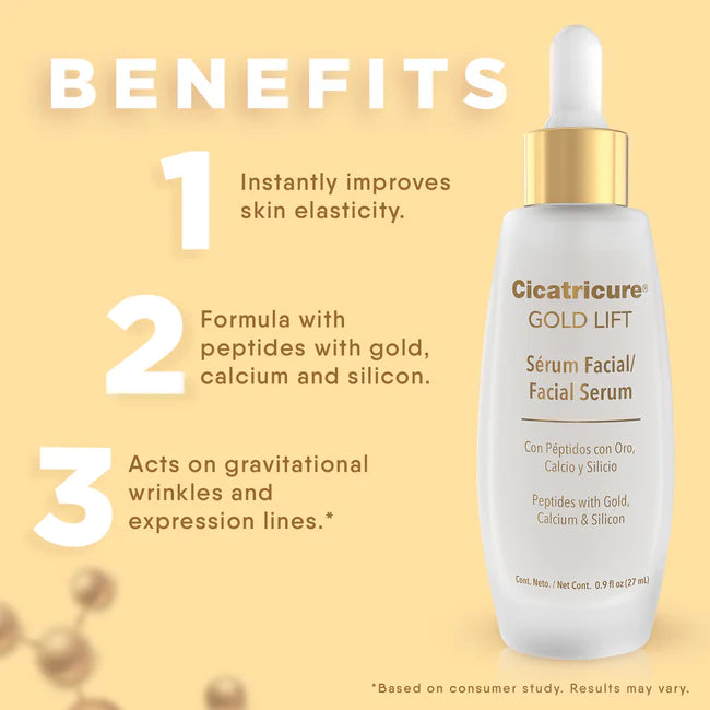 CICATRICURE GOLD LIFT COLLAGEN FACIAL SERUM • 0.9 FL OZ