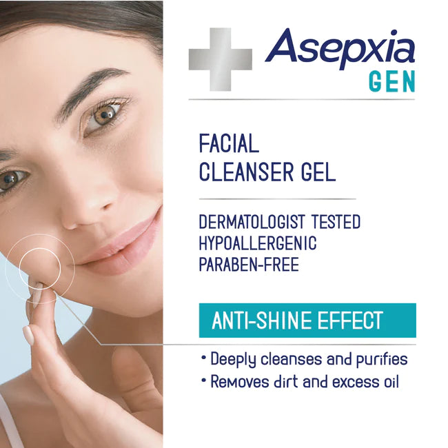 ASEPXIA • GEN • FACIAL CLEANSER FOR OILY SKIN • 6.7 OZ.