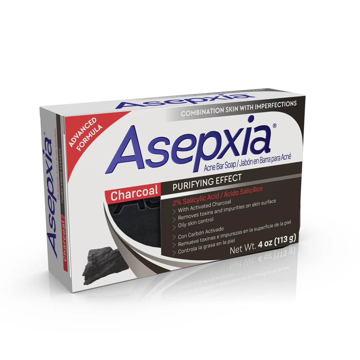 Asepxia Cleasing Bar Charcol 4 oz