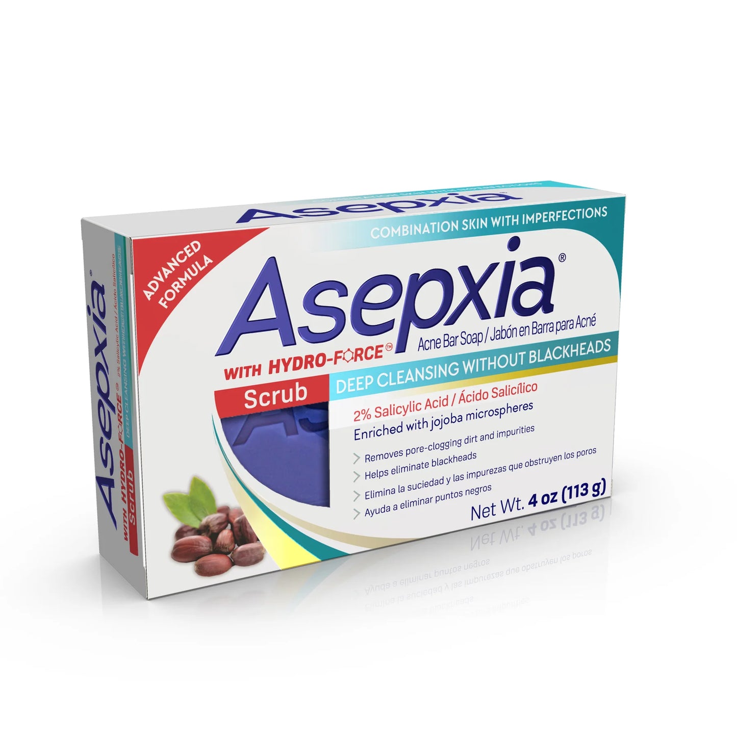 Asepxia Cleansing Bar Scrub 4 oz