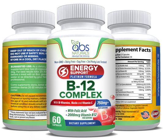 ABS Naturals B12 Complex with Vitamin C