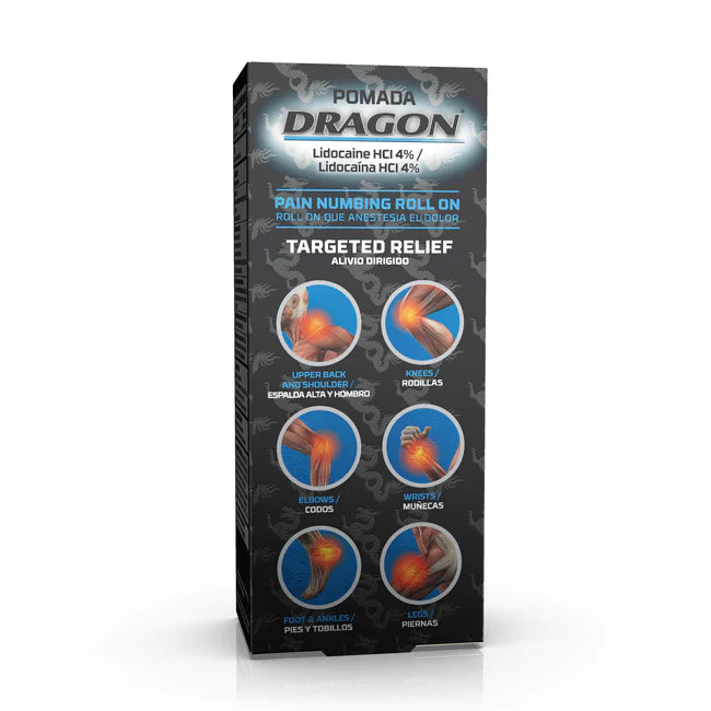 DRAGON • ROLL-ON WITH LIDOCAINE • 2.5 OZ