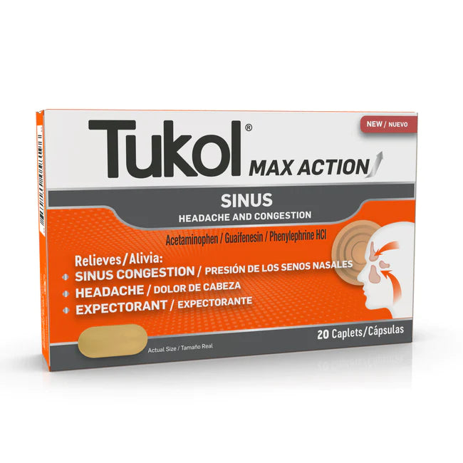 TUKOL  SINUS CAPLETS  20 CT