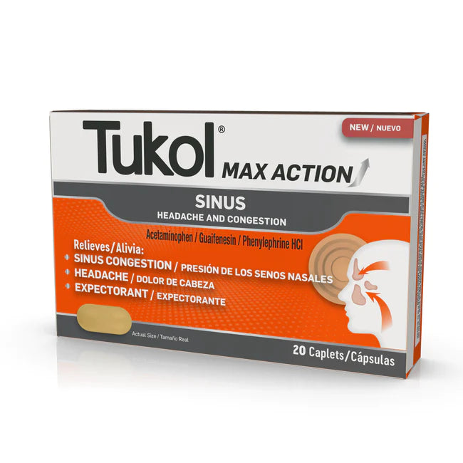 TUKOL  SINUS CAPLETS  20 CT