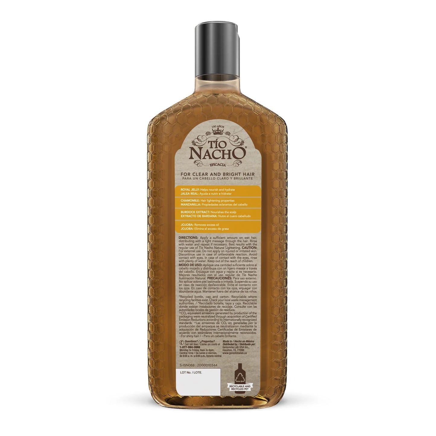 Tio Nacho Shampoo -Natural Lightening 14 oz