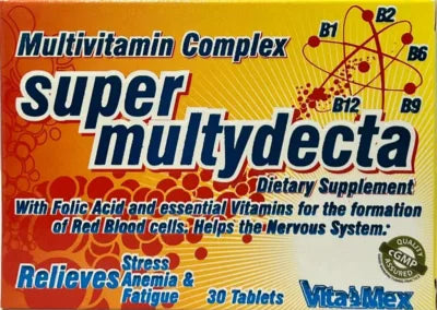 Super Multydecta 30 tablets(Multivitamin Complex)