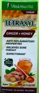 Tetraxyl Adulto Ginger and Honey 4oz